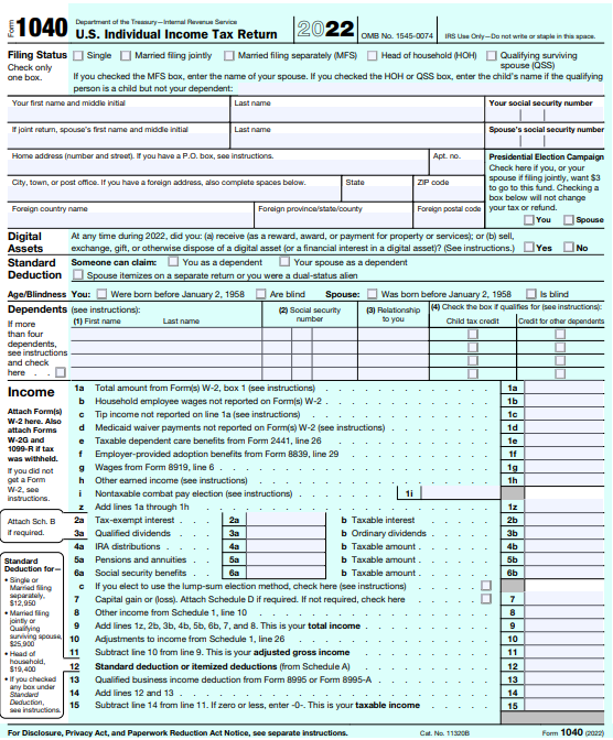 Form 1040